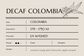 Decaf Colombia