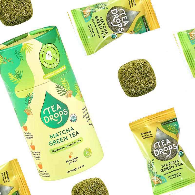 Tea Drops Green Tea, Matcha - 2.5 oz